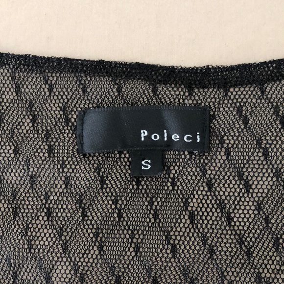 Poleci Long Sleeve Sheer Mesh Top - Picture 2 of 4